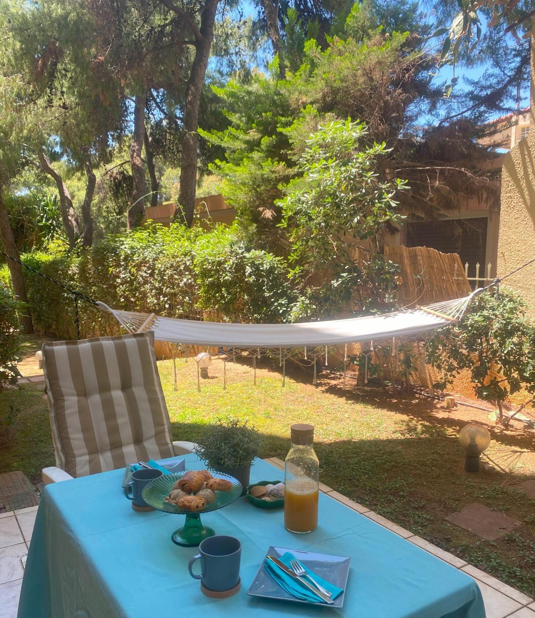 Garden Apartment With Bbq In The Athenian Riviera Kültér fotó